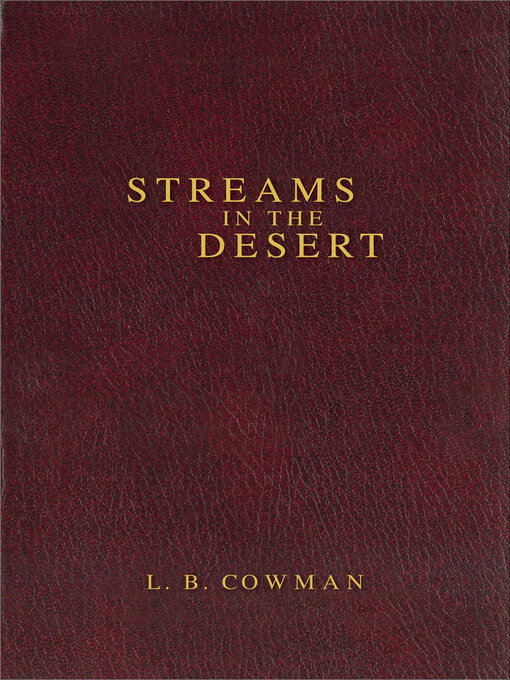 Title details for Streams in the Desert by L. B. Cowman - Available